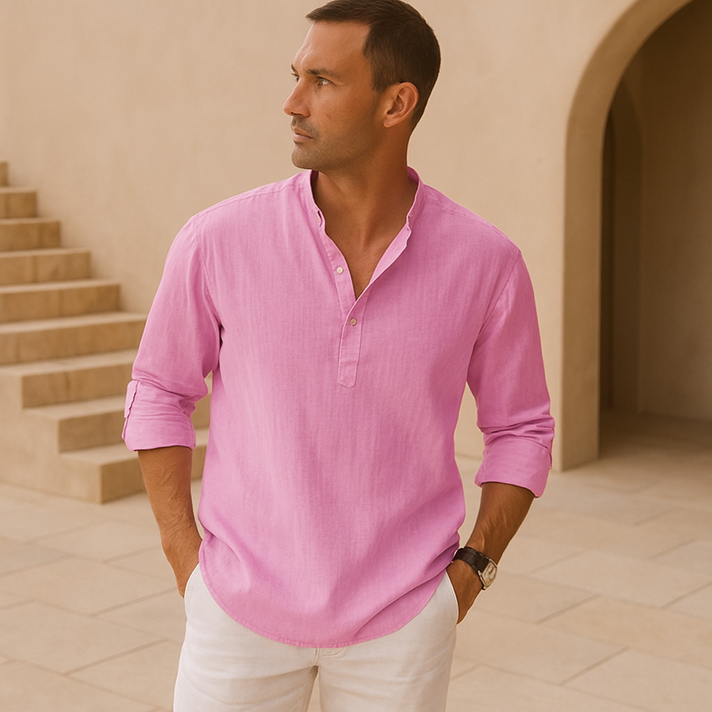 Maëlio | Chemise Col Tunisien Premium