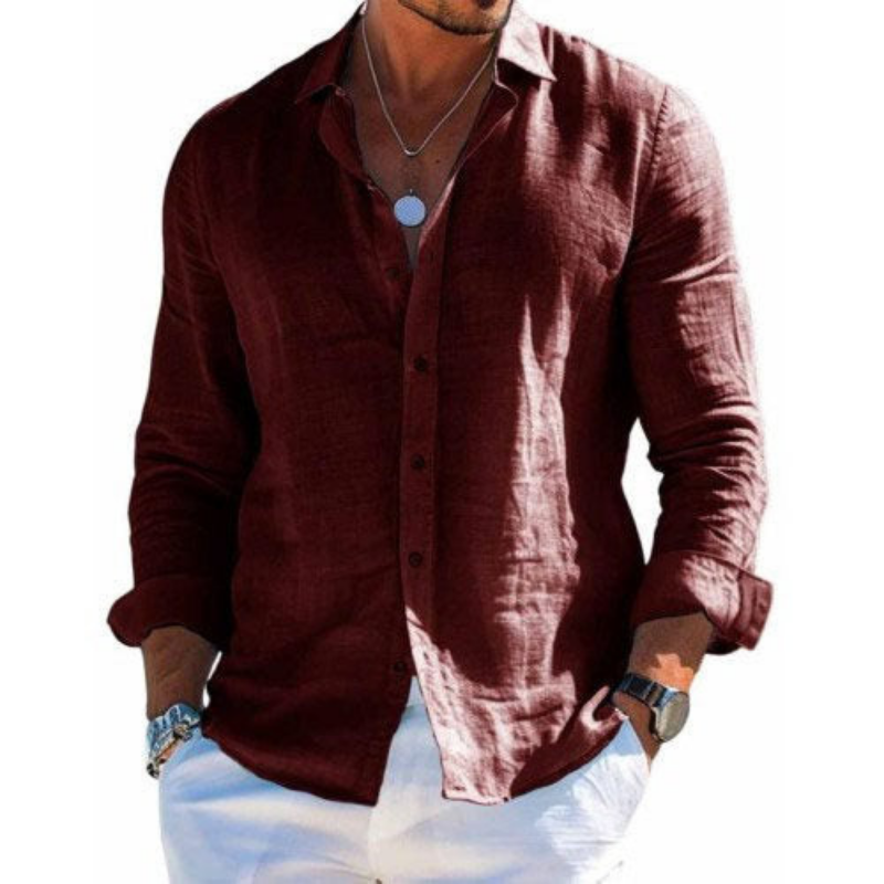 Éloan | Chemise en Lin Élégante