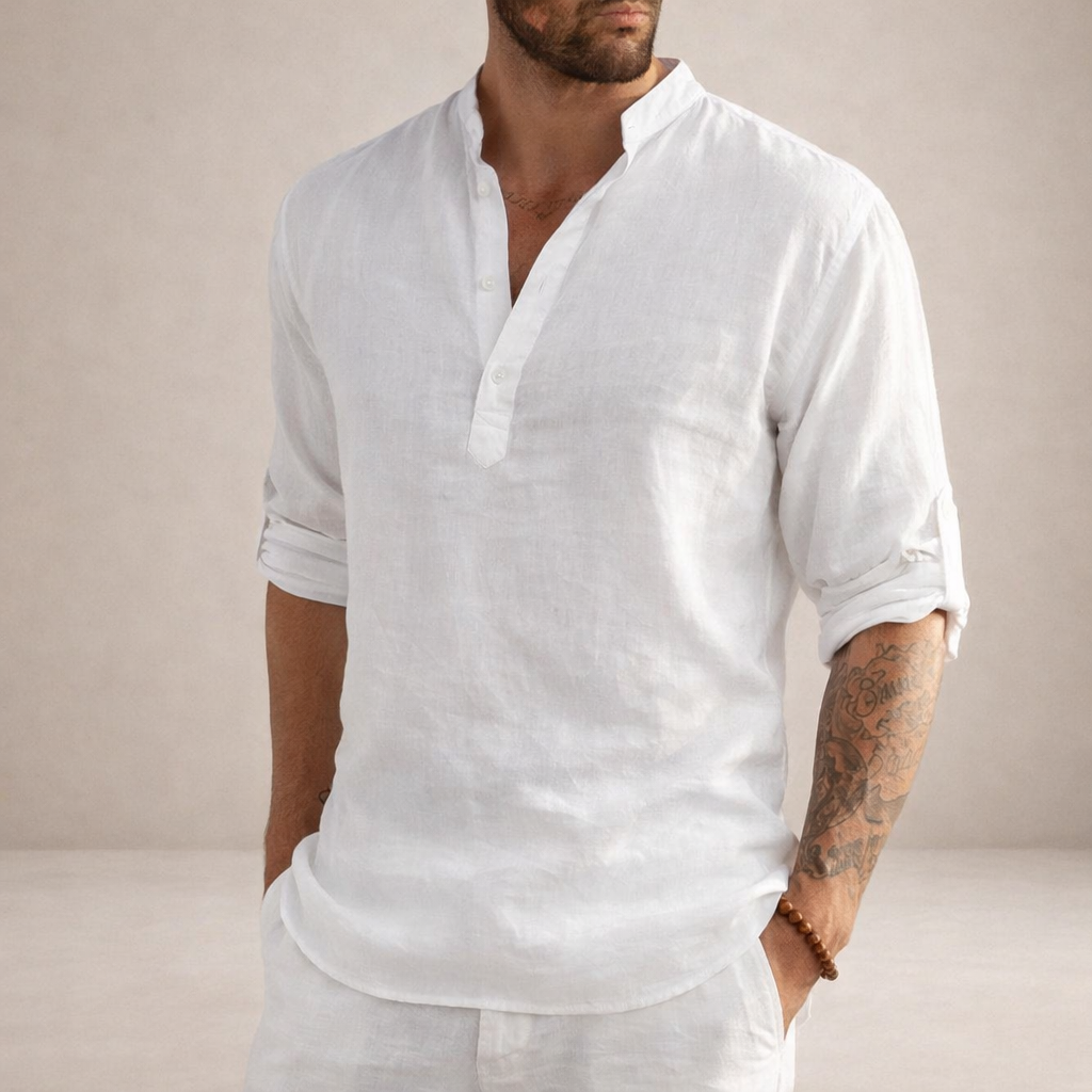 Maël | Chemise en Lin Élégante