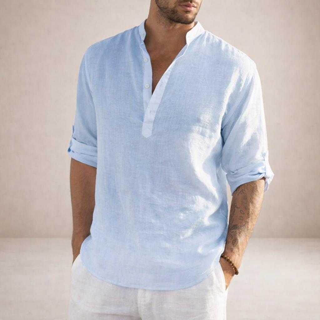 Maël | Chemise en Lin Élégante