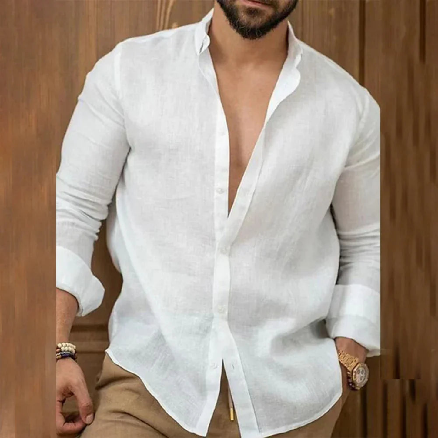 Amaury | Chemise Premium en Lin Mélangé
