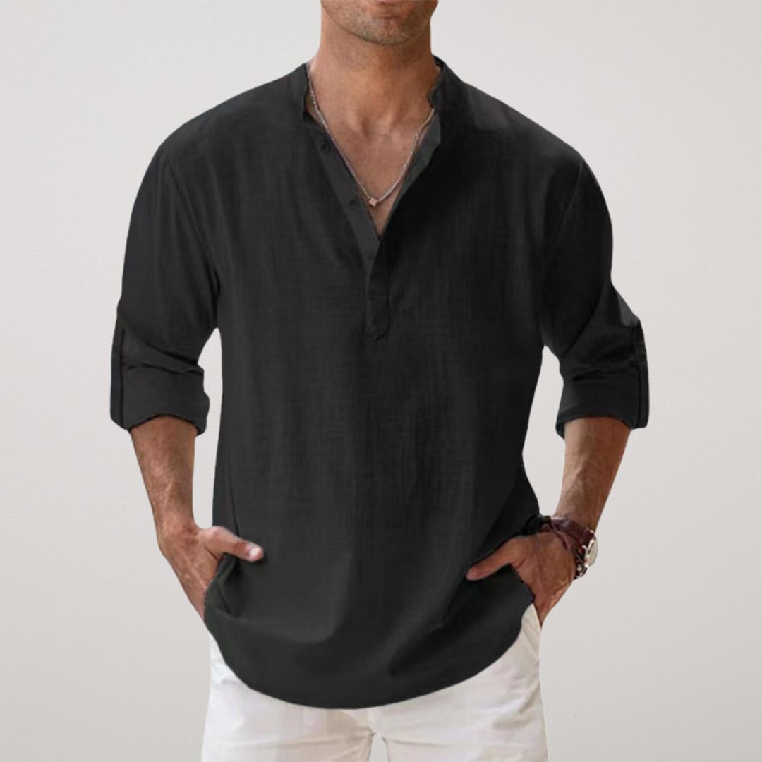 Maëlio | Chemise Col Tunisien Premium