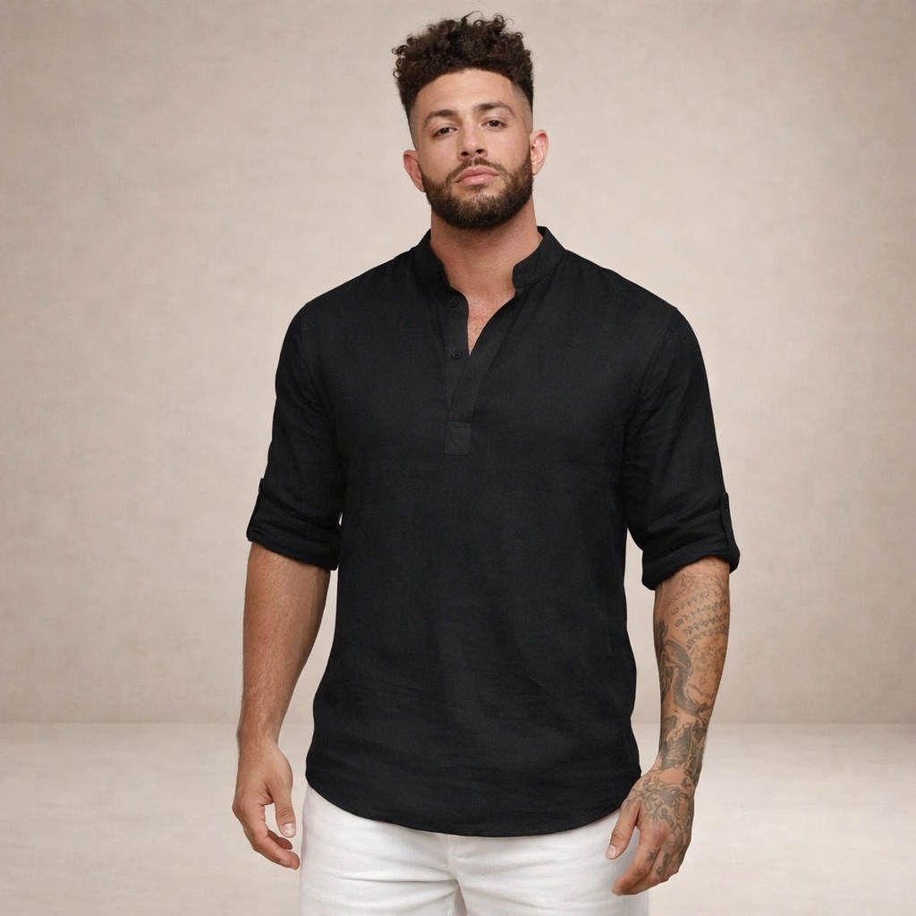 Maël | Chemise en Lin Élégante