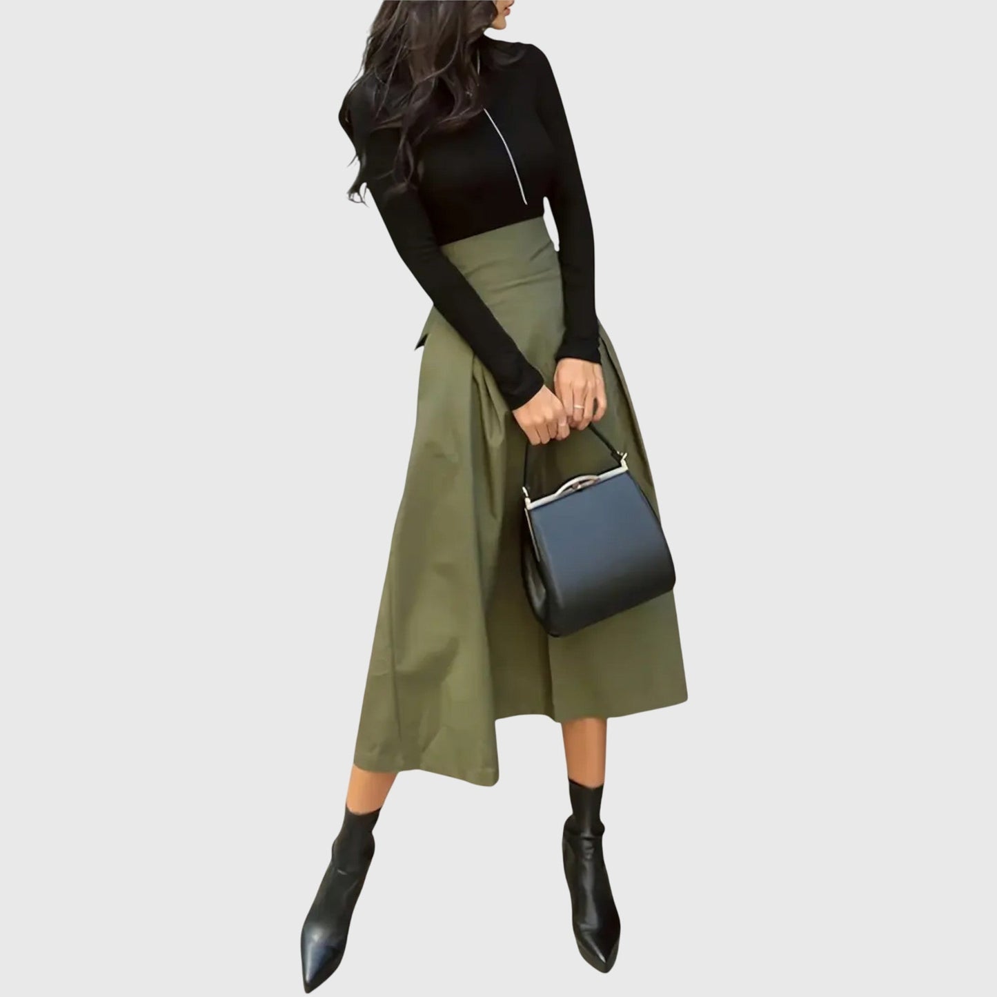 Orélyss™ | Jupe Longue Taille Haute Élégante