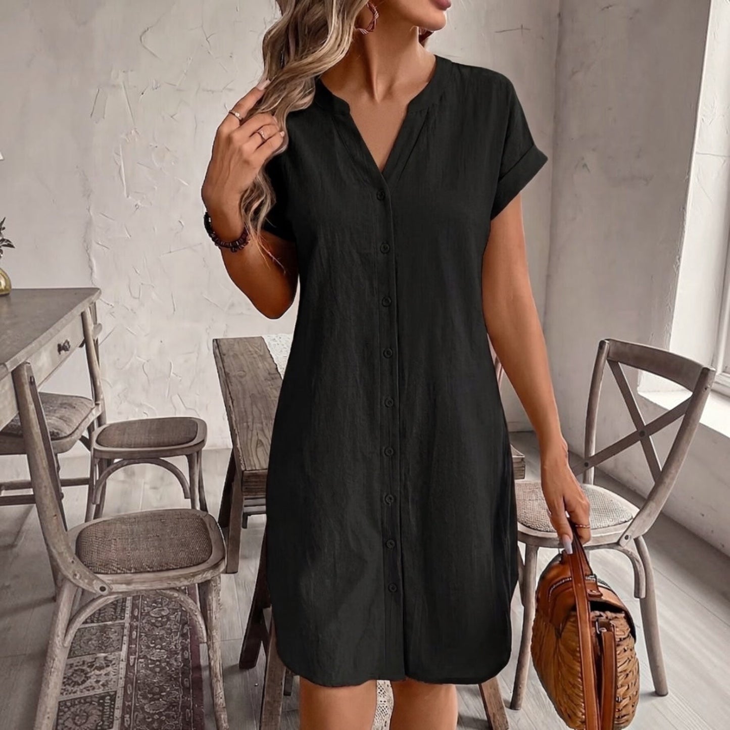 Ysée | Robe Chemise Fluide Boutonnée
