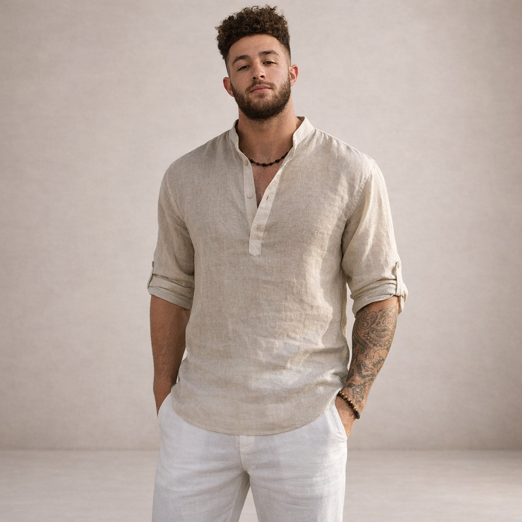 Maël | Chemise en Lin Élégante