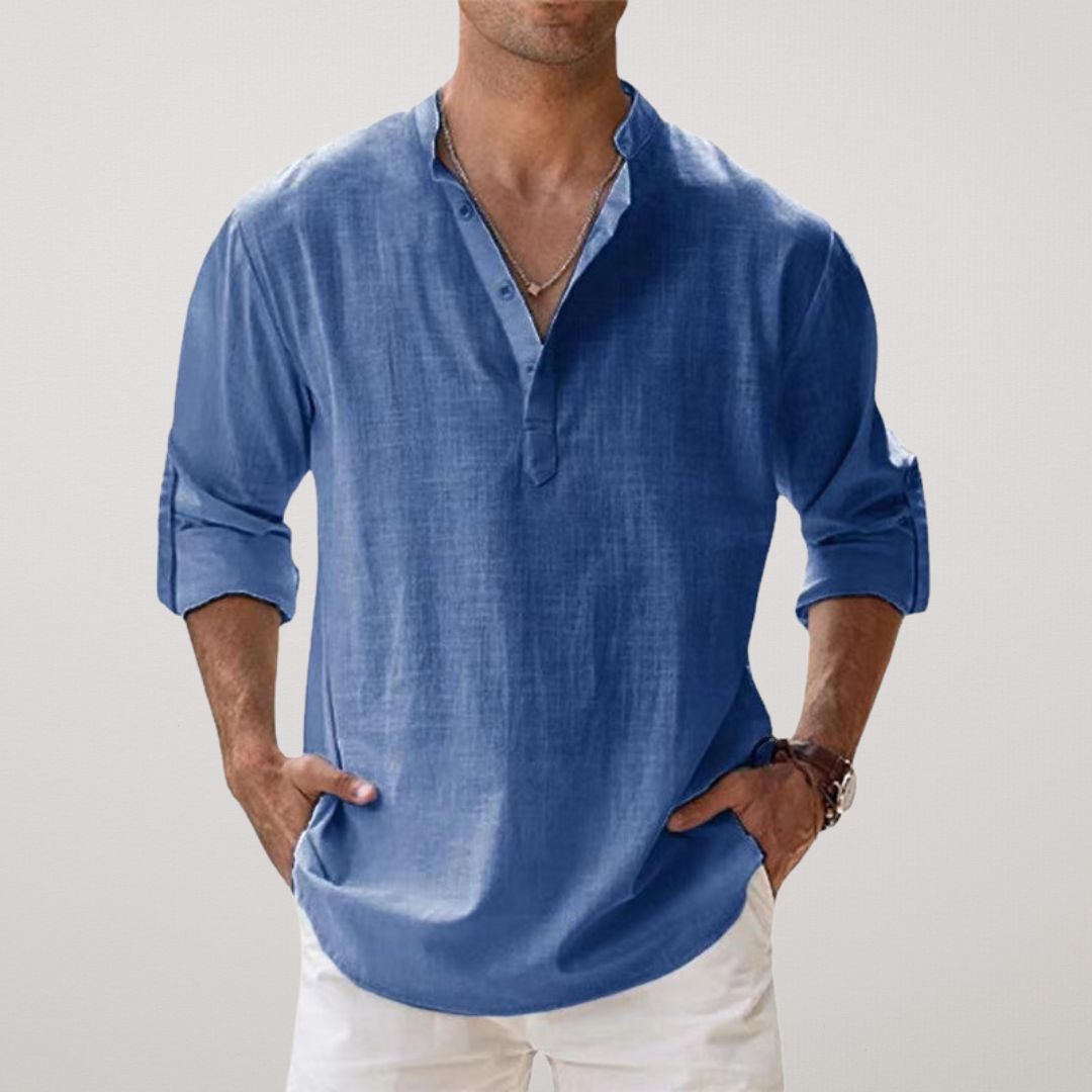 Maëlio | Chemise Col Tunisien Premium