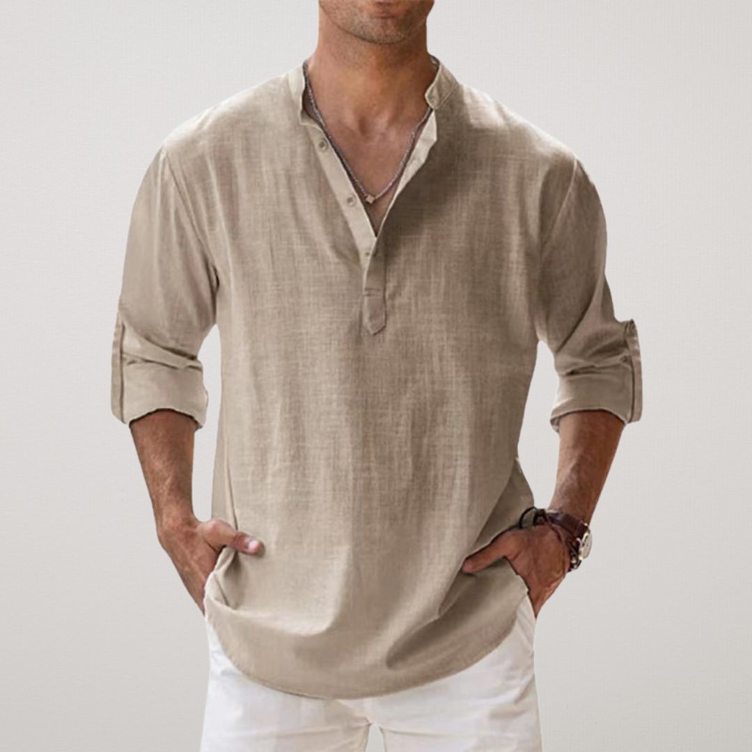 Maëlio | Chemise Col Tunisien Premium