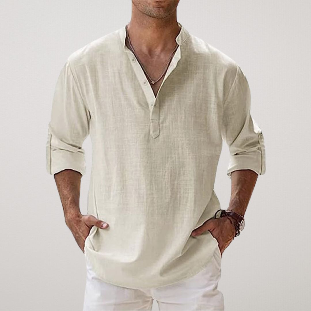 Maëlio | Chemise Col Tunisien Premium
