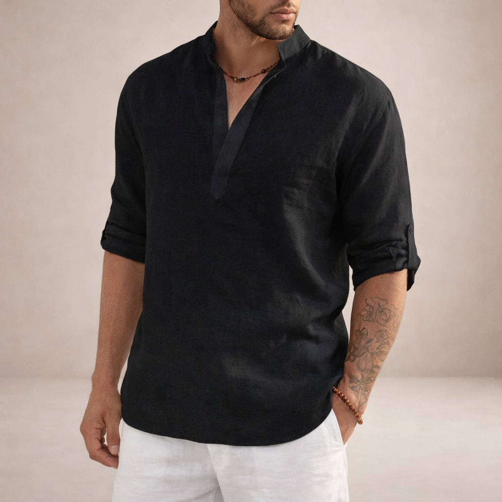 Maël | Chemise en Lin Élégante