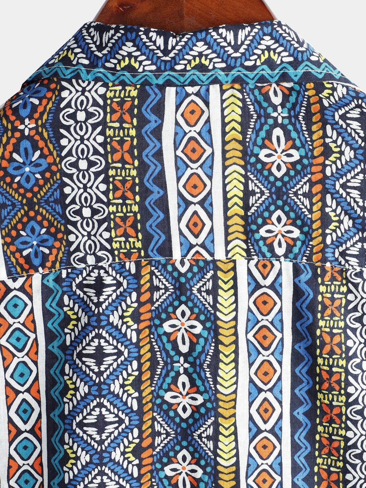 Marcevin | Chemise Homme Motifs Ethniques Vintage