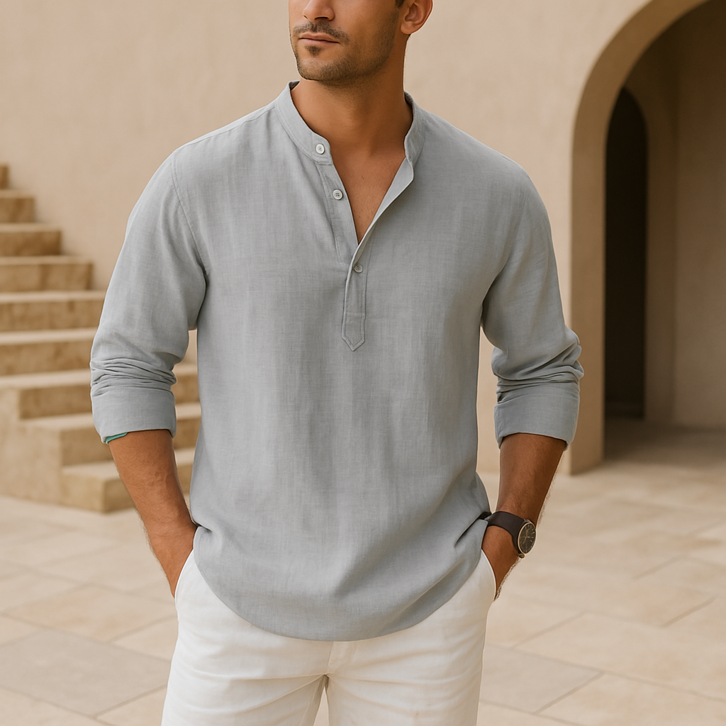 Maëlio | Chemise Col Tunisien Premium