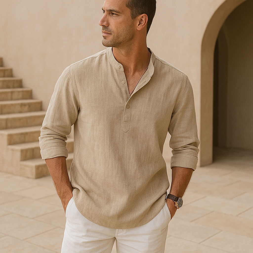Maëlio | Chemise Col Tunisien Premium