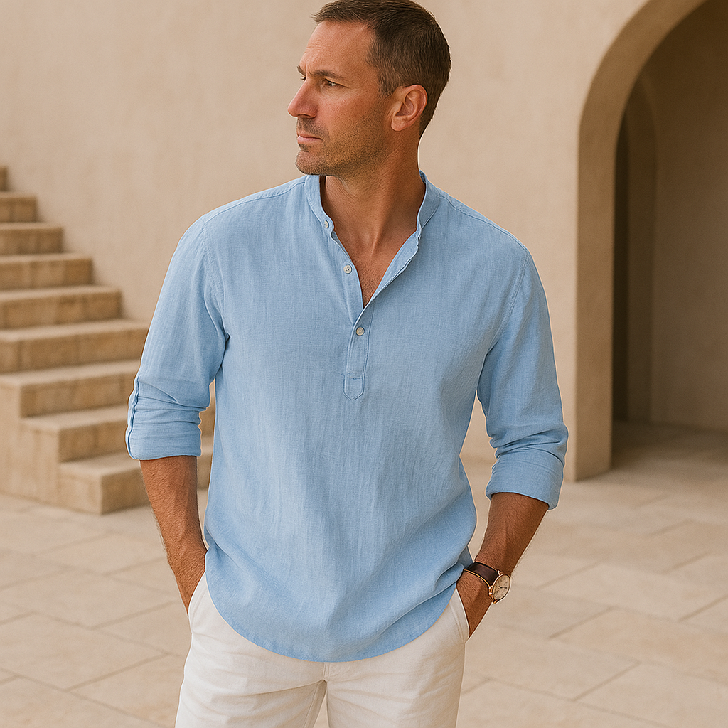 Maëlio | Chemise Col Tunisien Premium