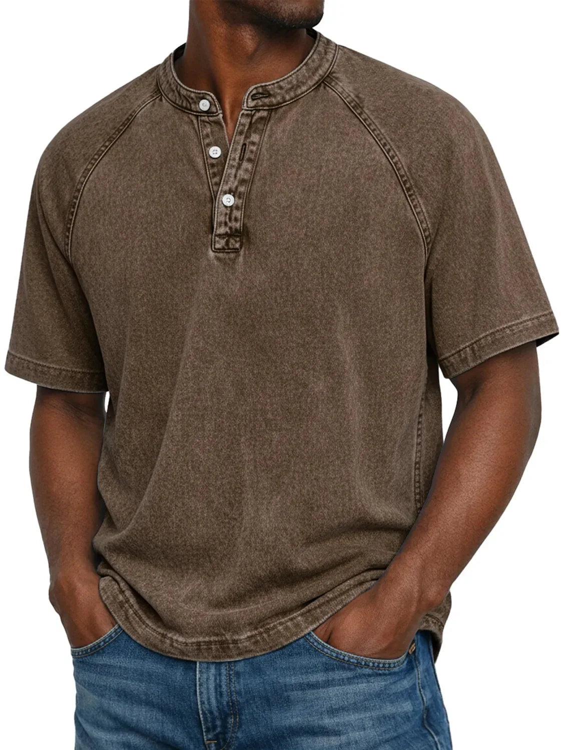 Malo | Chemise Henley Vintage