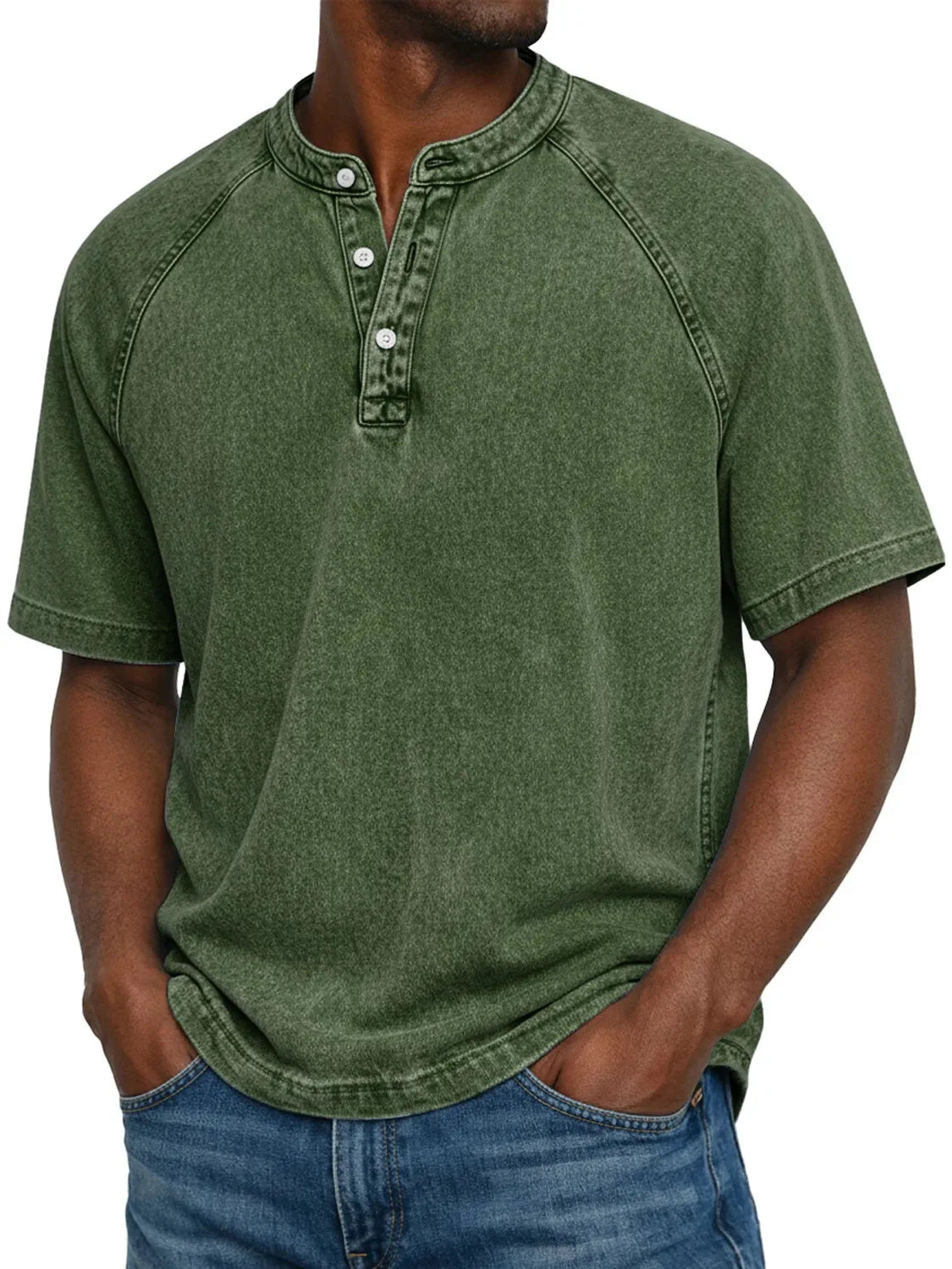 Malo | Chemise Henley Vintage
