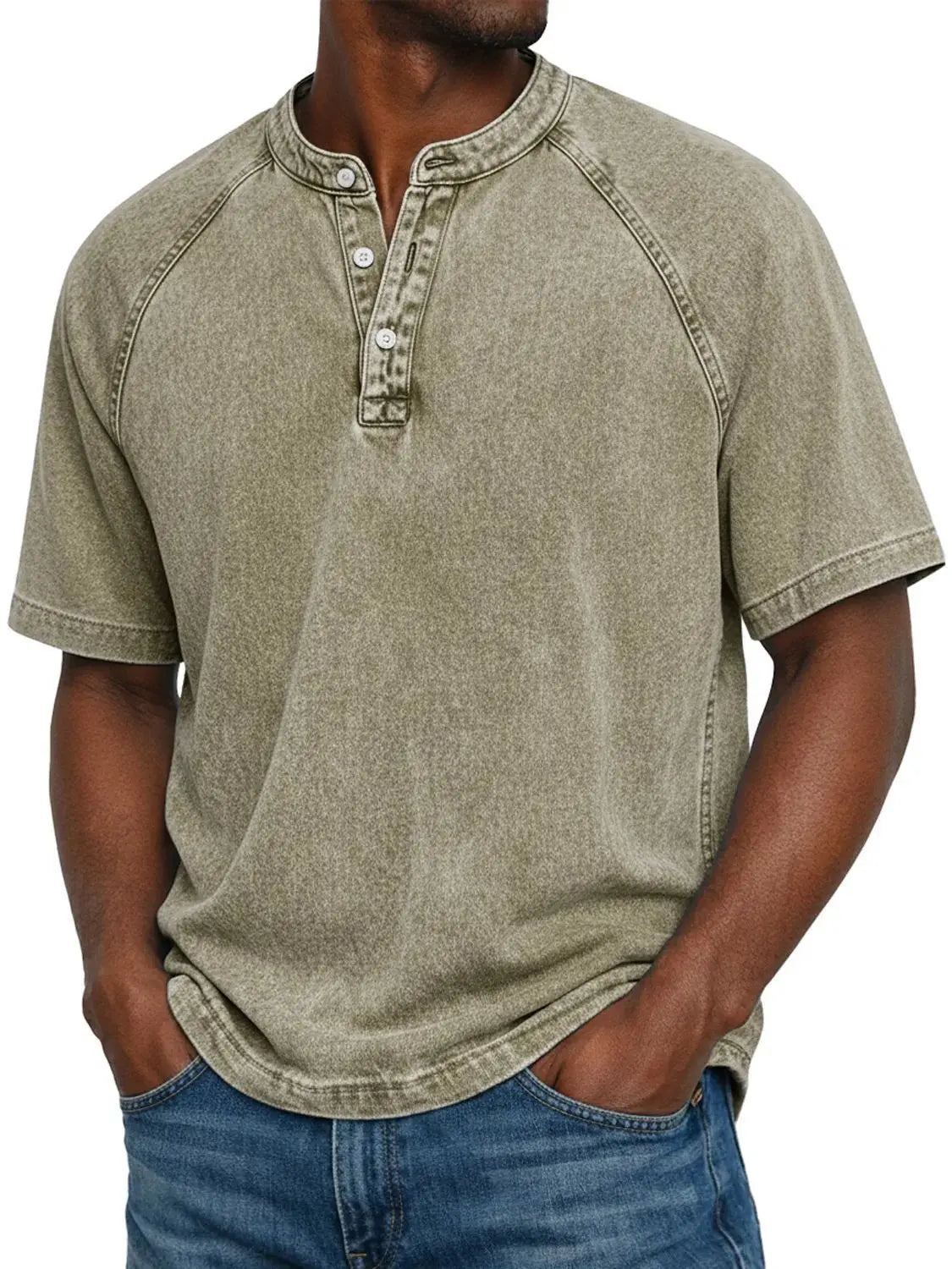 Malo | Chemise Henley Vintage