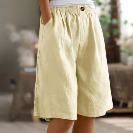 Évéline | Short Ample à Taille Élastique Confort