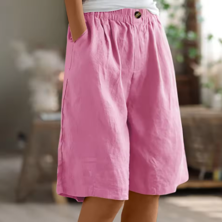 Évéline | Short Ample à Taille Élastique Confort