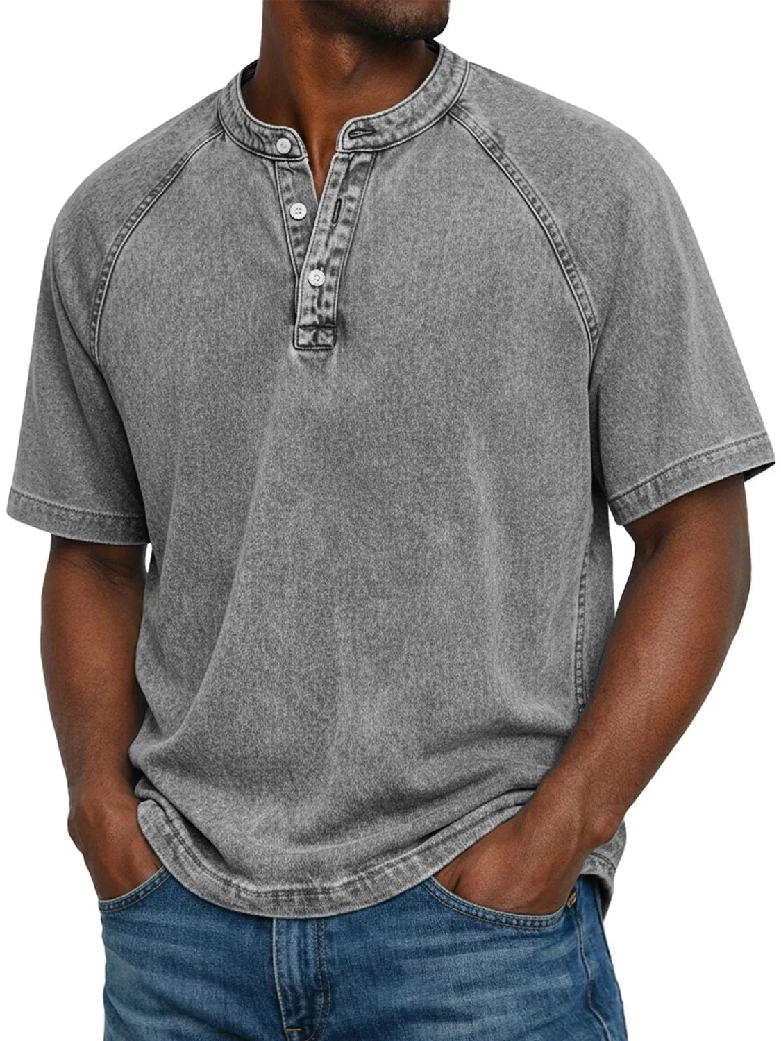 Malo | Chemise Henley Vintage