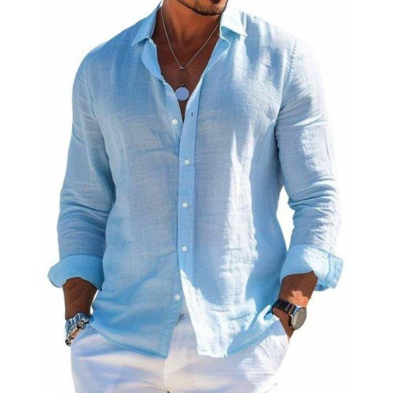 Éloan | Chemise en Lin Élégante