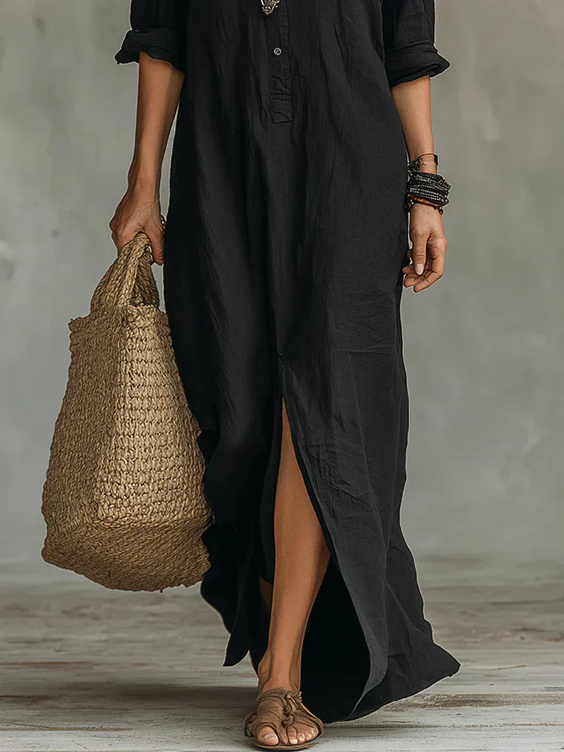 Sélène | Robe Chemise Longue