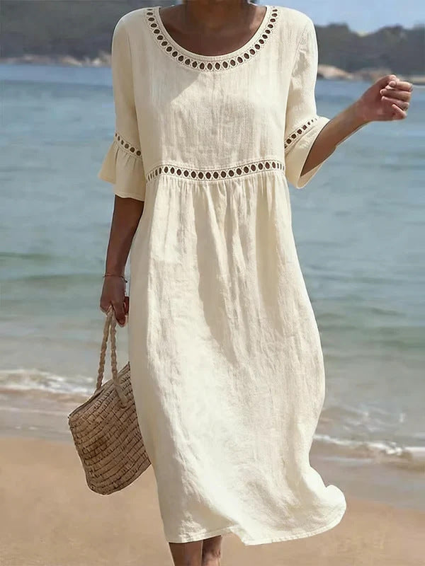 Azénor | Robe Longue Bohème en Lin