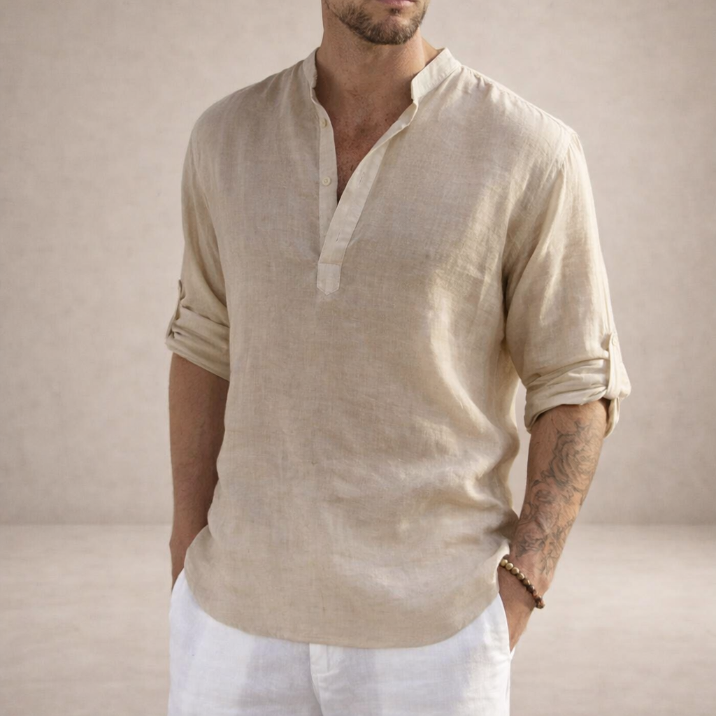 Maël | Chemise en Lin Élégante