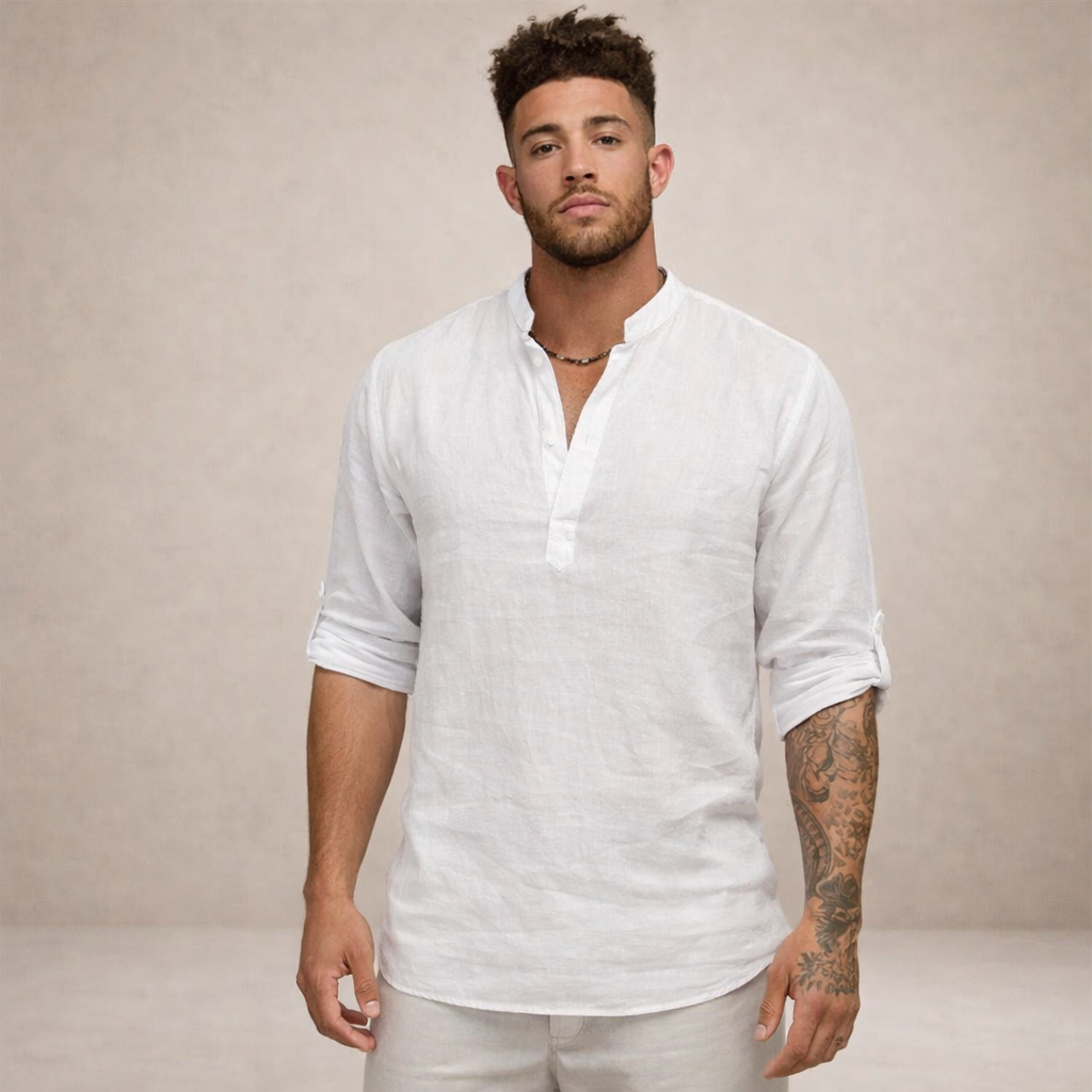 Maël | Chemise en Lin Élégante