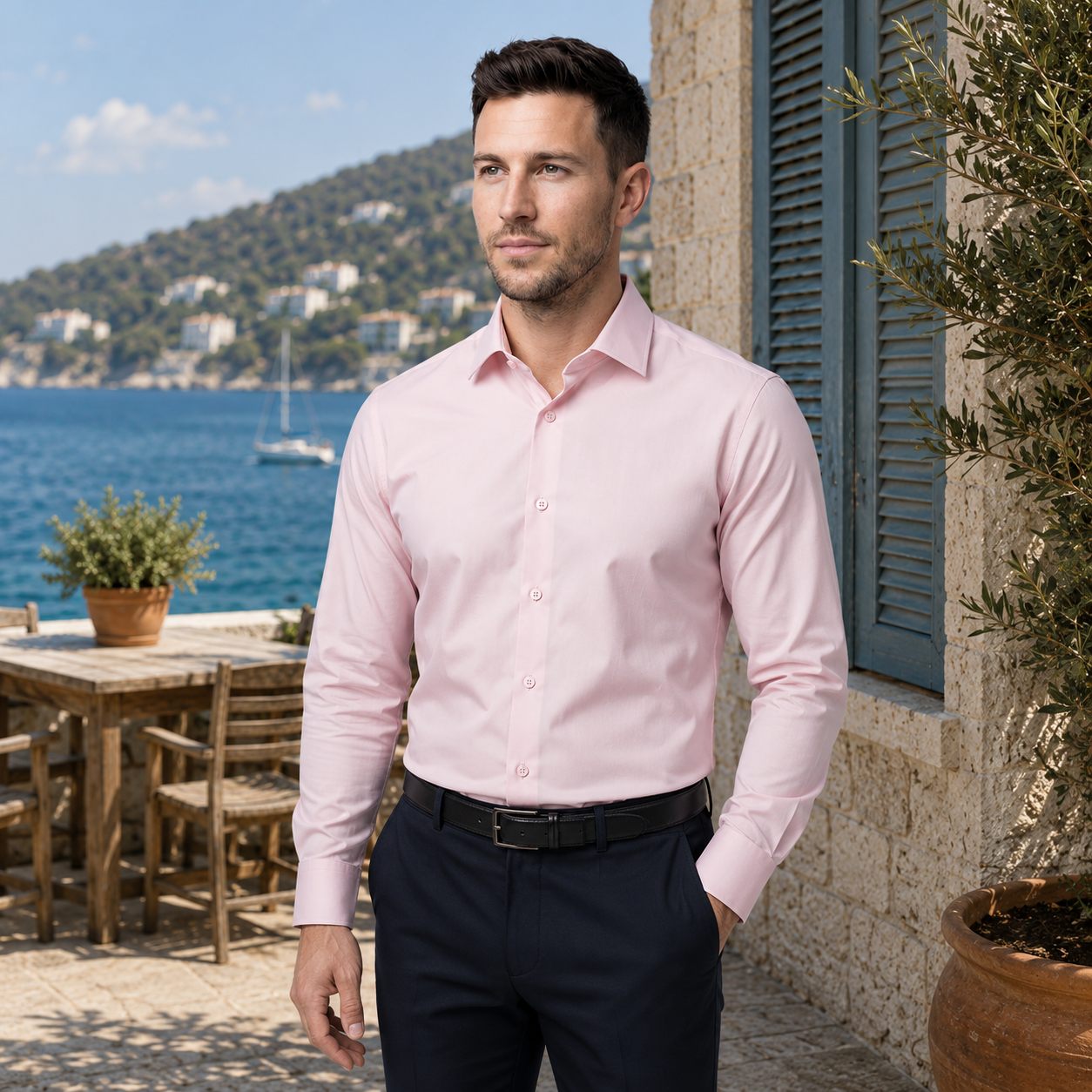 Gaspard | Chemise Élégante Classique à Manches Longues