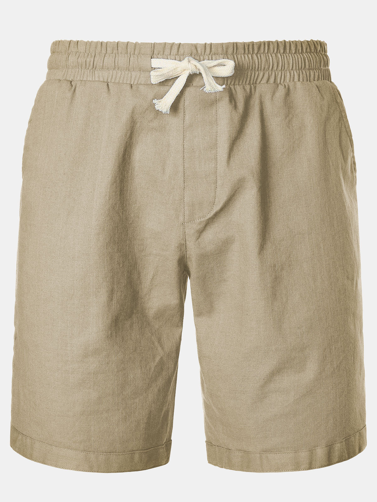 Sélvian | Short Homme en Lin Beige Naturel