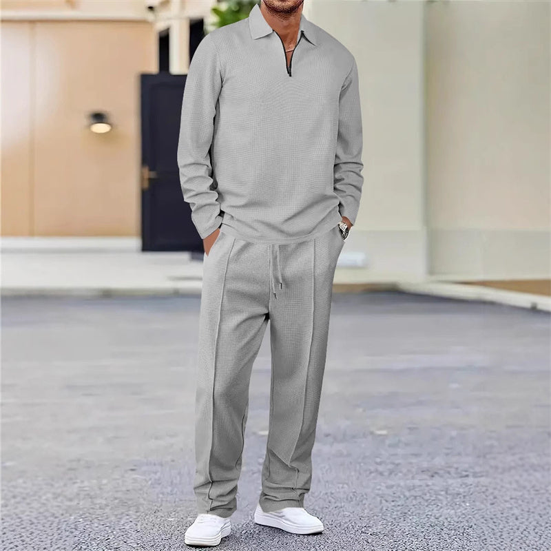 Maëlan | Ensemble Homme Élégant à Col Ouvert