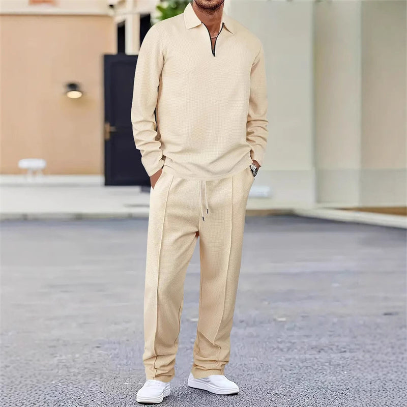Maëlan | Ensemble Homme Élégant à Col Ouvert