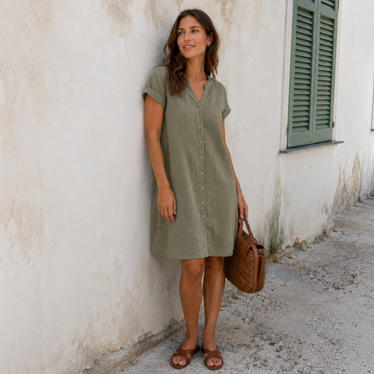 Ysée | Robe Chemise Fluide Boutonnée